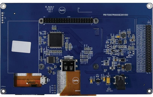 MCT070HDMI-B-CTP, TFT ЖК-дисплей, 7 ", 1024 x 600, Ландшафтный, RGB, 5В MCT070HDMI-B-CTP, TFT ЖК-дисплей, 7 ", 1024 x 600, Ландшафтный, RGB, 5В