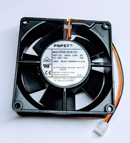 Вентилятор PAPST MULTIFAN 3314/12 24V DC 140mA 3.4W 90x32 3pin