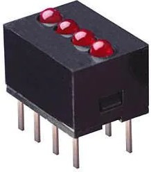 555-5303F, LED Circuit Board Indicators 2mm Quad CBI 555-5303F, LED Circuit Board Indicators 2mm Quad CBI