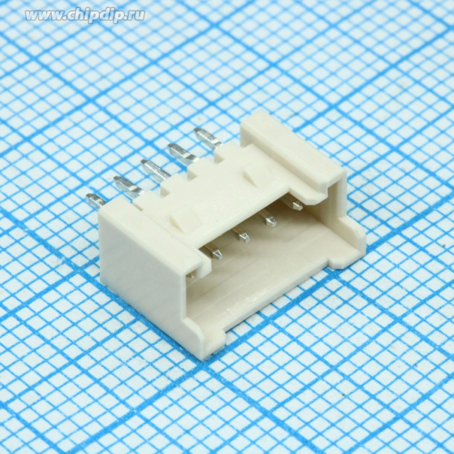 MX-35362-0550, Гнездо, провод-плата, "папа", Sherlock, 2мм, PIN: 5, THT, на PCB, 2А