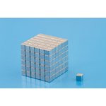 Неодимовый магнит прямоугольник 4х4х4 мм, N35