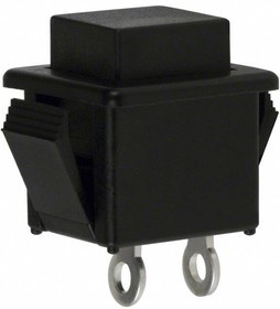 1413NC2, Switch Push Button N.O. SPDT Square Button 3A 12VDC Momentary Contact Panel Mount Solder Lug