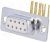 DH09F, Разъем D-Sub; PIN: 9; гнездо; "мама"; на PCB; угловой 90°; THT DH09F, Разъем D-Sub; PIN: 9; гнездо; "мама"; на PCB; угловой 90°; THT