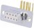 DH09F, Разъем D-Sub; PIN: 9; гнездо; "мама"; на PCB; угловой 90°; THT DH09F, Разъем D-Sub; PIN: 9; гнездо; "мама"; на PCB; угловой 90°; THT