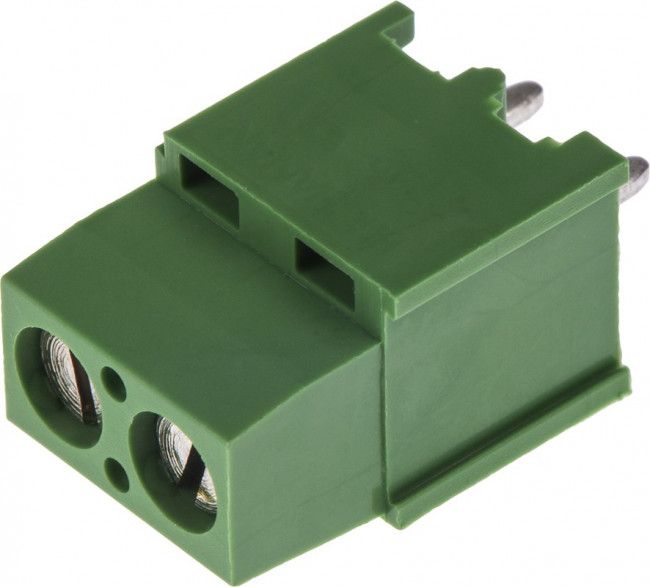 282841-2, Клеммная колодка типа провод к плате, 5.08 мм, 2 вывод(-ов), 30 AWG, 12 AWG, 3 мм2, Винт