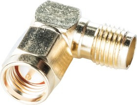 RND 205-00424, RF Adapter, Right Angled, SMA Plug - SMA Socket, 50Ohm