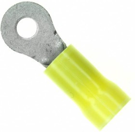 34168, TERMINAL, RING TONGUE, #6, CRIMP, YELLOW 34168, TERMINAL, RING TONGUE, #6, CRIMP, YELLOW