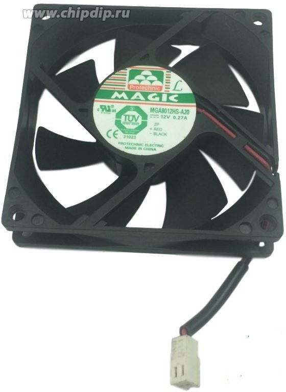 Вентилятор MGA 8012HS 12v 0.24a 80х25