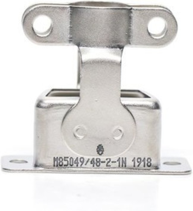 M85049/48-2-1N, D-Sub Backshells RECTANGULAR STRAIN RELIEF BACKSHELL