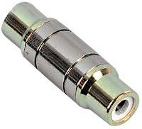 PS000107, Сквозной адаптер RCA, Гнездо RCA / Phono, Гнездо RCA / Phono