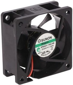 MF60252V1-1000U-A99, Вентилятор осевой, 24В DC, 60x60x25мм, подшипник Vapo, 39,72куб.м/ч, 27дБА