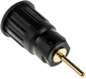 23.3130-21, Black Female Banana Plug Press Fit 1kV 23.3130-21, Black Female Banana Plug Press Fit 1kV