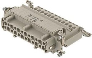 09330244729, Heavy Duty Power Connectors FEMALE INSERT 24 POLES+PE