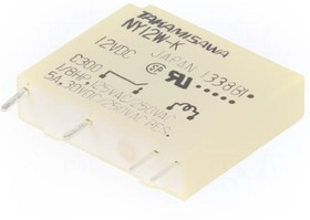 NY-12W-K, Реле: электромагнитное, SPST-NO, Uобмотки: 12ВDC, 5A/250ВAC, 5А