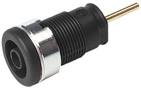 972359100, Black Female Banana Plug Solder 1000V ac/dc 972359100, Black Female Banana Plug Solder 1000V ac/dc