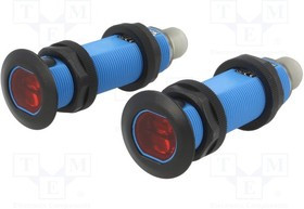 GRSE18-P2447, Датчик: оптоэлектронный, Дальность: 0-15м, PNP, DARK-ON, LIGHT-ON