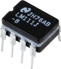 LM111J-8, Микросхема: компаратор, универсальный, Cmp: 1, 5-36В, THT, CDIP8, туба, 20нА