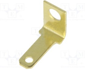 KEYS2002, Наконечник: плоский, 2,8мм, 0,5мм, "папа", M2, винтами, латунь