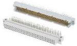 86093968813765V1LF, Din Headers and Receptacles, Backplane connectors, Right Angle Receptacle Solder-to-Board Style R 96 ways, Class I, Tail
