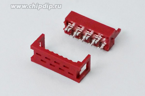 Разъем (Micro Match) MM- 8M вилка, шаг P1.27, контакты 8P, на кабель/на шлейф, MM- 8M