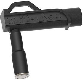 CT3884-0, Test Connectors 10mm MAGNETIC CONN 4mm RT ANGLE BLACK
