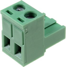 2EDGK- 5.08-02P-1-4, Клеммник, 2-контактный 5.08мм, угловой