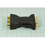 Высокочастотный переходник штекер DVI на три гнезда RCA; №6712 шт DVI 29/29P-гн RCAx3\0,05м\\Au/пл D