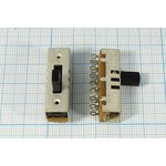 Движковый переключатель на три положения, 9740 ПДв 31x 9,5h9\16C\0,3А 125В\\2отвM2,5\ПД13-1 Движковый переключатель на три положения, 9740 ПДв 31x 9,5h9\16C\0,3А 125В\\2отвM2,5\ПД13-1