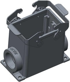 T1449320132-000, HEAVY DUTY CONN, 2 LEVER, SIZE H32A