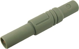 934097106, Grey Male Banana Plug, 4 mm Connector, Screw Termination, 24A, 1000V ac/dc, Nickel Plating 934097106, Grey Male Banana Plug, 4 mm Connector, Screw Termination, 24A, 1000V ac/dc, Nickel Plating