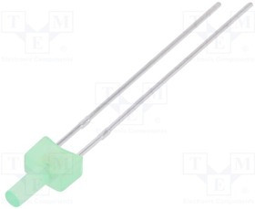LL-204GD1F-1B, LED; 2mm; green-yellow; 9?20mcd; 130°; Front: flat; 1.6?2.4V