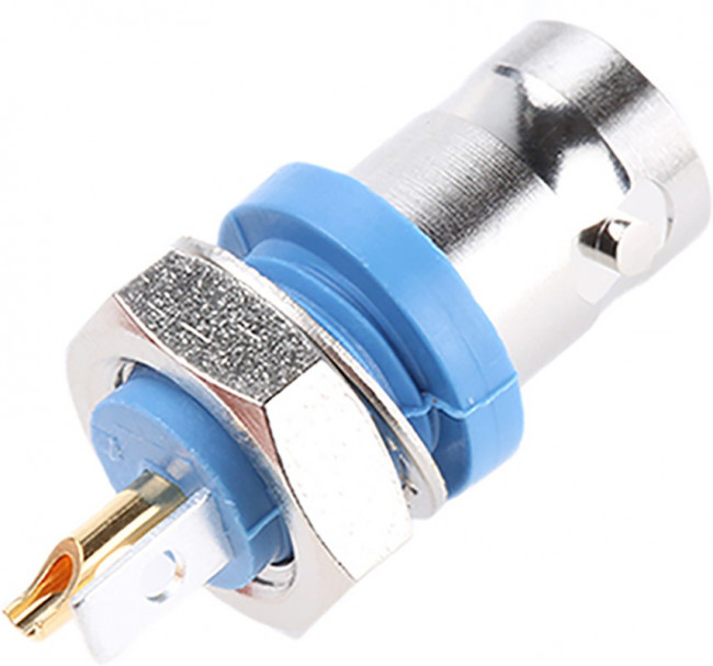 J01001B0043, 50 Straight Panel Mount, BNC Connector Bulkhead Fitting, jack