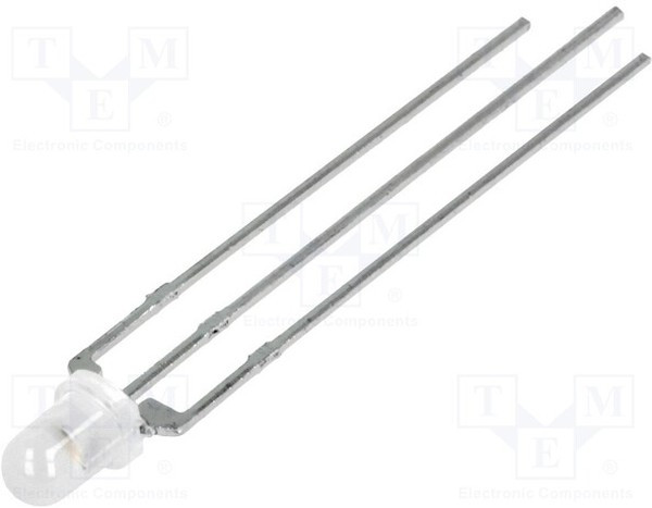 LL-309UYUGM2E-Y22B-2B, LED; 3mm; yellow/green; 60°; Front: convex; 1.6?2.6/1.6?2.6V