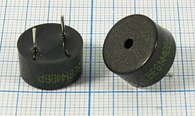 Звонок пьезоэлектрический 14x 7мм, 1~30В, частота 4.0кГц; зп 14x 7\1~30\\ 4,0\2P7,6\CBEG1440BP