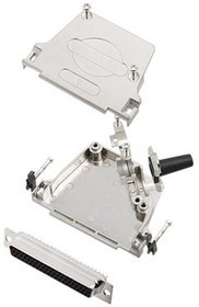 6355-0064-14, DC-62 Socket HD D-Sub Connector Kit, Zinc Backshell