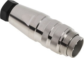 C091 31H004 100 2, Circular DIN Connectors Male 4 Pin Cable straight