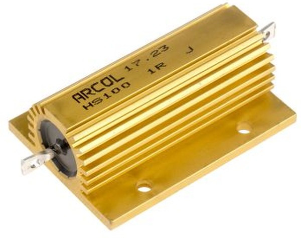 HS100 1R J, 1 100W Wire Wound Chassis Mount Resistor HS100 1R J ±5% HS100 1R J, 1 100W Wire Wound Chassis Mount Resistor HS100 1R J ±5%