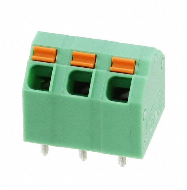 1744442, Fixed Terminal Blocks SPTA 1.5/3-5.08 3P 5.08MM