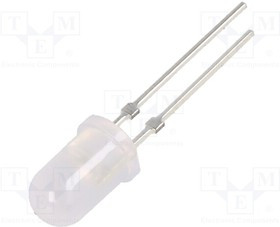 OSY5PA5A32G-1, LED; 5mm; yellow; 4800?6600mcd; 30°; Front: convex; 2.1?2.6V; 78mW