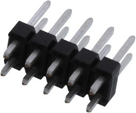 54102-T06-05, Headers &amp; Wire Housings B/S.100" HDR TH DR TIN