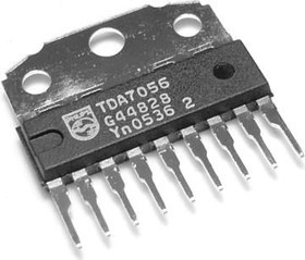 TDA7056/N2.112, Монофонический аудиоусилитель 3Вт, 3В…18В, 20…20000Гц, [SIL-9P]