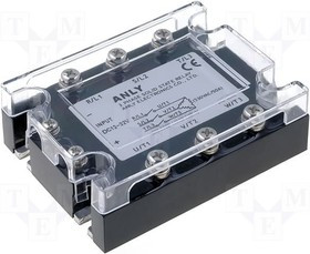 ASR-3PH125DA-H, Реле: полупроводниковое, Uупр: 12-32ВDC, 125А, 48-480ВAC, 3-фазный