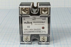 Реле твердотельное 3~32В\\SSR-1 (Z)D3\1x25А;24~ 480В~\4C\пан; № реле ТТ 3~32В\\SSR-1 (Z)D3\1x25А;24~
