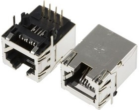 TM21R-5C-88(50), Модульные соединители / соединители Ethernet MOD JACK CAT5E 8-8