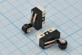 Микропереключатель , размер 13x 6 x 7, 1А, переключение ON-(OFF), размер концевика L12, KW10-Z4P