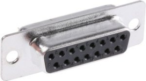 MHDM15SS, MHDM 15 Way Cable Mount D-sub Connector Socket, 2.77mm Pitch MHDM15SS, MHDM 15 Way Cable Mount D-sub Connector Socket, 2.77mm Pitch