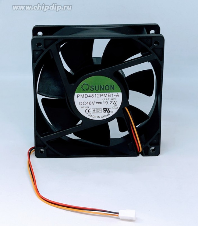 Вентилятор SUNON PMD4812PMB1-A (2).F.GN DC 48V 19.2W 120x38 3pin