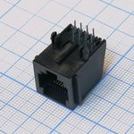 TJ8P8C розетка в плату 52-42 5224 8P, RJ45
