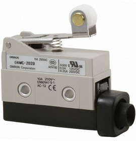 D4MC-2020, Limit Switches Short Hinge 10A Roller