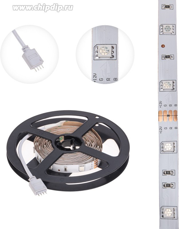 141-2032, Лента светодиодная 12В, SMD3030, 10,5Вт/м, 30 LED/м, RGB, 10мм, 3м, с разьемом для контроллера 4PIN, 141-2032, Лента светодиодная 12В, SMD3030, 10,5Вт/м, 30 LED/м, RGB, 10мм, 3м, с разьемом для контроллера 4PIN,
